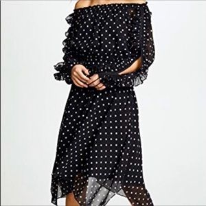 Club Monaco Polka Dot Griga Dress, L